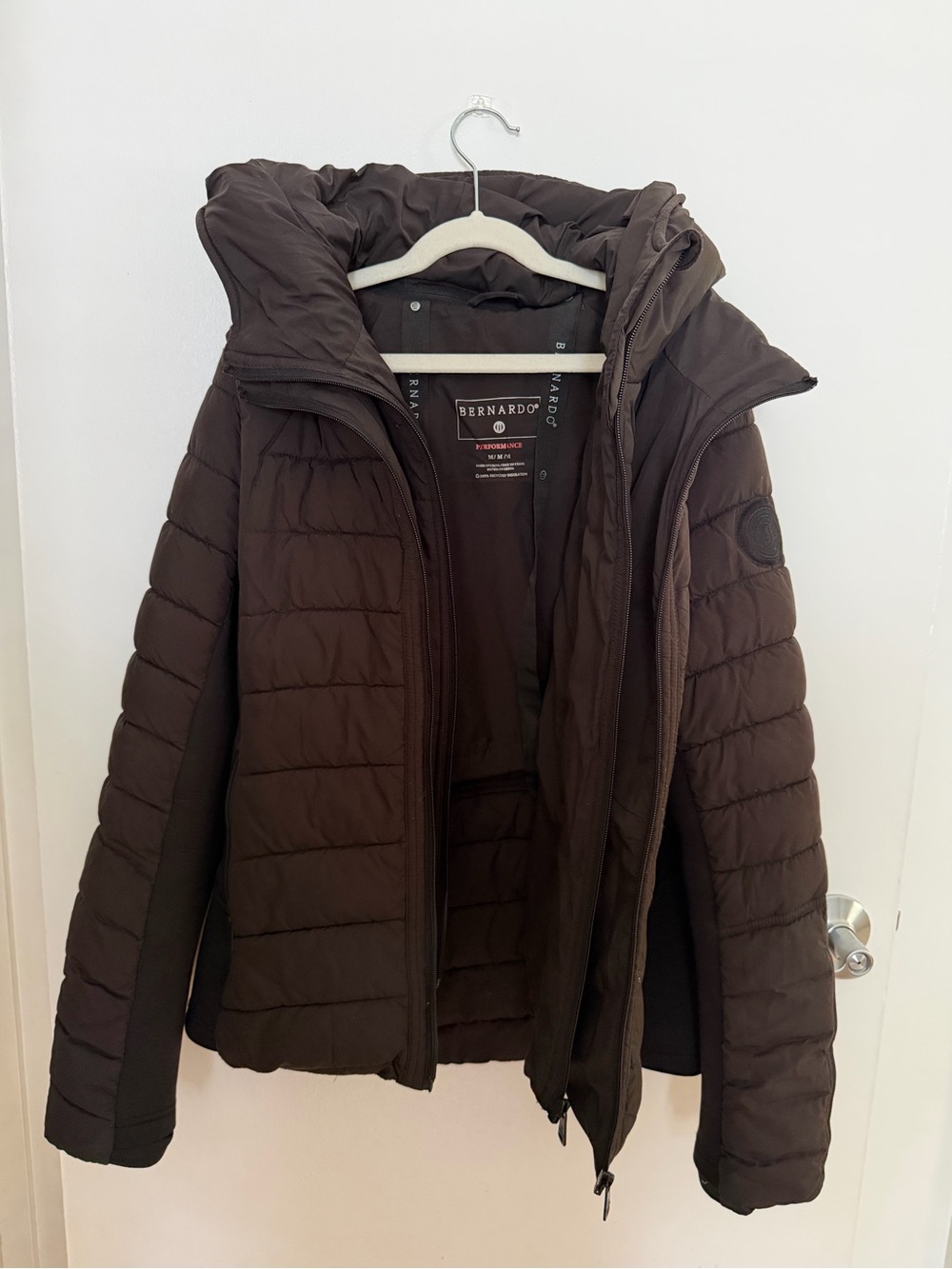 Bernardo Quilted Hooded Jacket